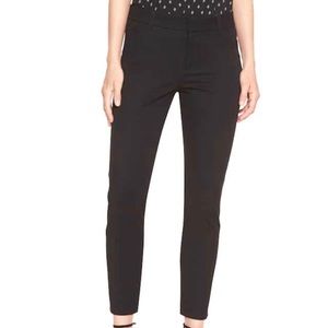 Gap Cotton Black cropped Slacks